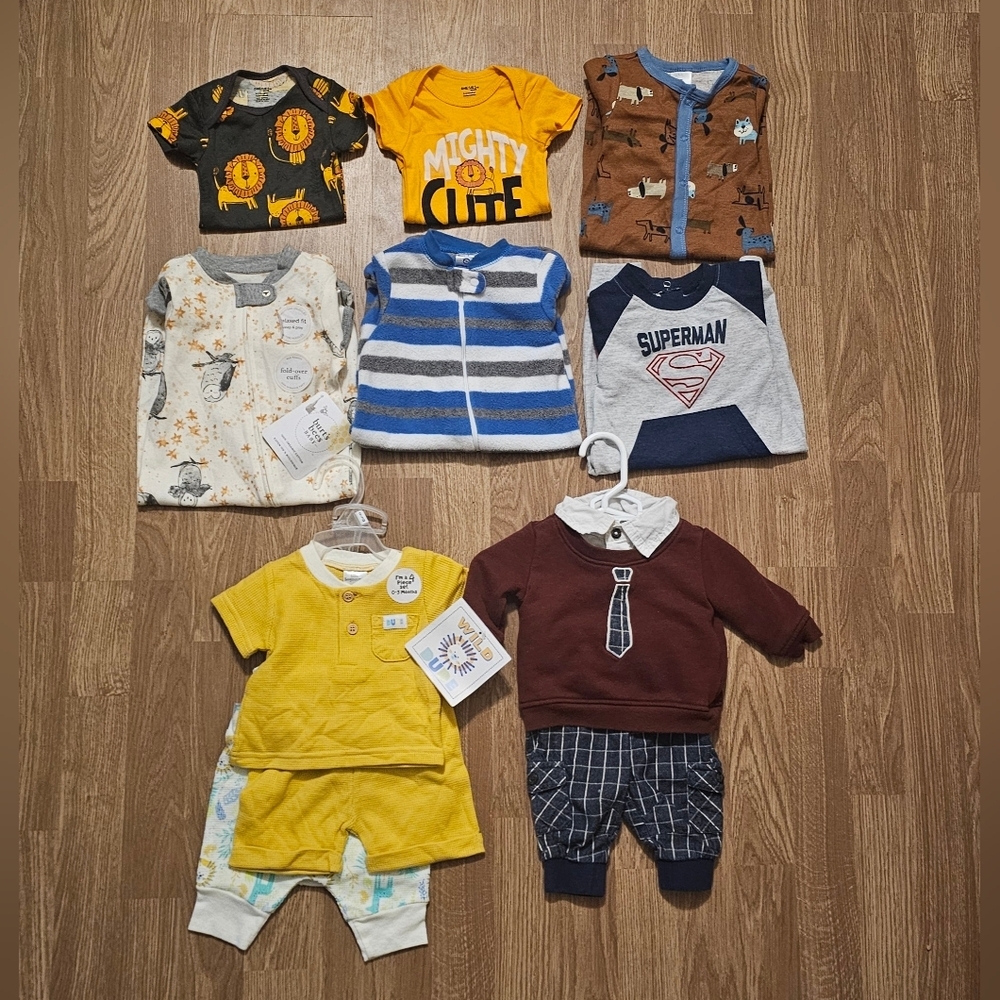 Boy's 0-3 Months Bundle!!